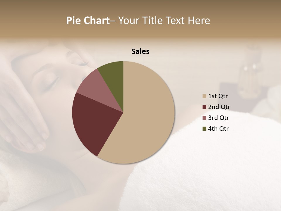 Home One Young Woman Ol Beauty Treatment PowerPoint Template