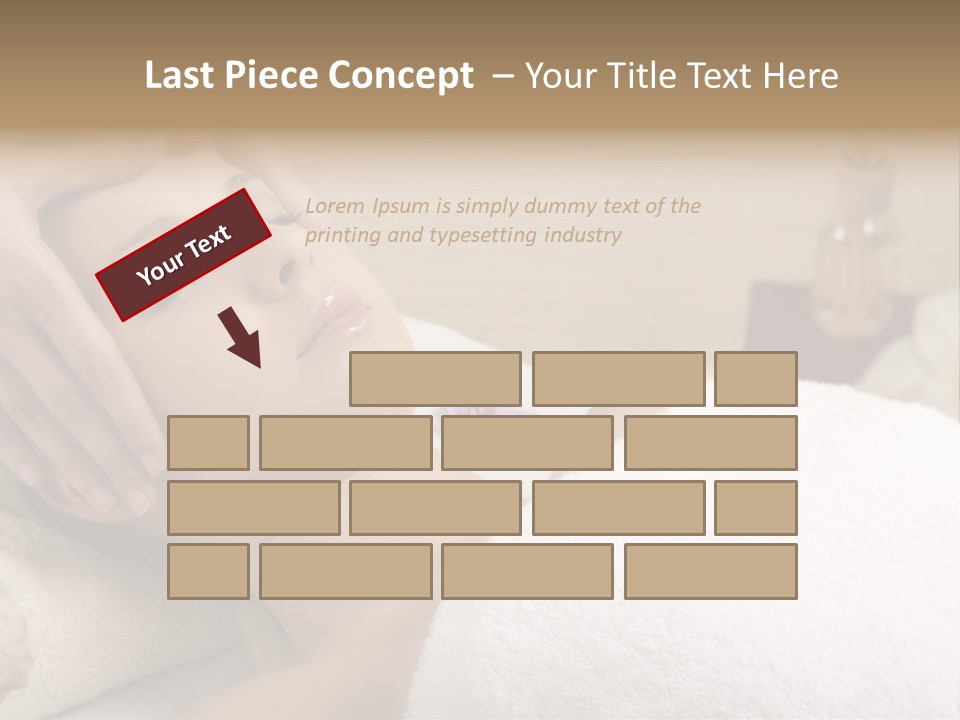 Home One Young Woman Ol Beauty Treatment PowerPoint Template