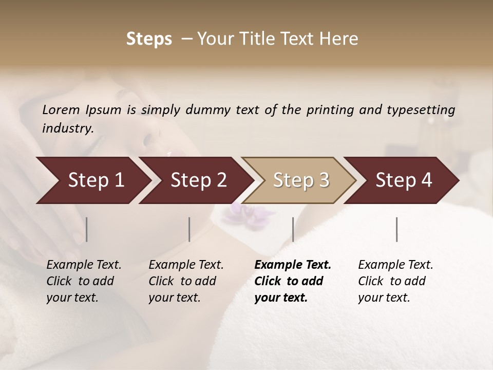 Home One Young Woman Ol Beauty Treatment PowerPoint Template