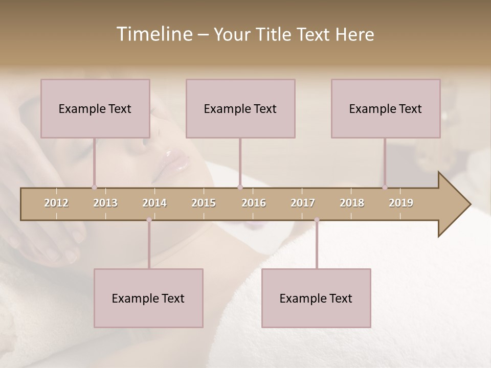 Home One Young Woman Ol Beauty Treatment PowerPoint Template