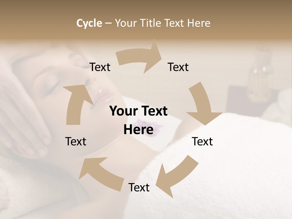 Home One Young Woman Ol Beauty Treatment PowerPoint Template