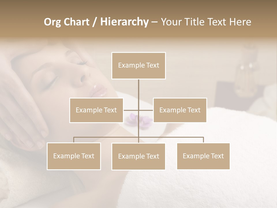 Home One Young Woman Ol Beauty Treatment PowerPoint Template