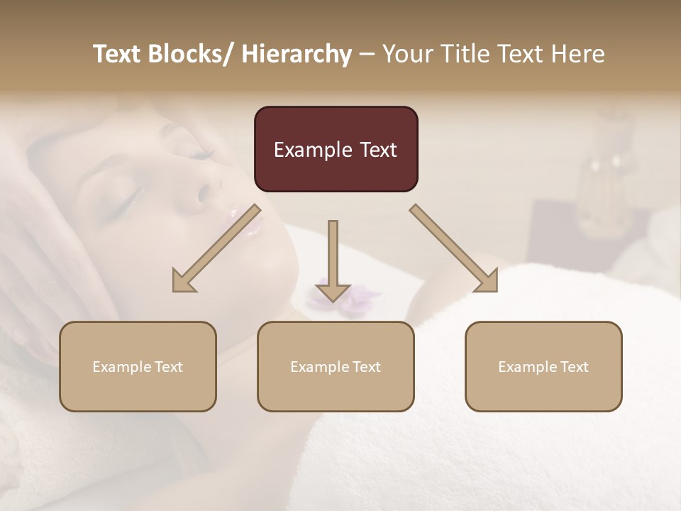 Home One Young Woman Ol Beauty Treatment PowerPoint Template