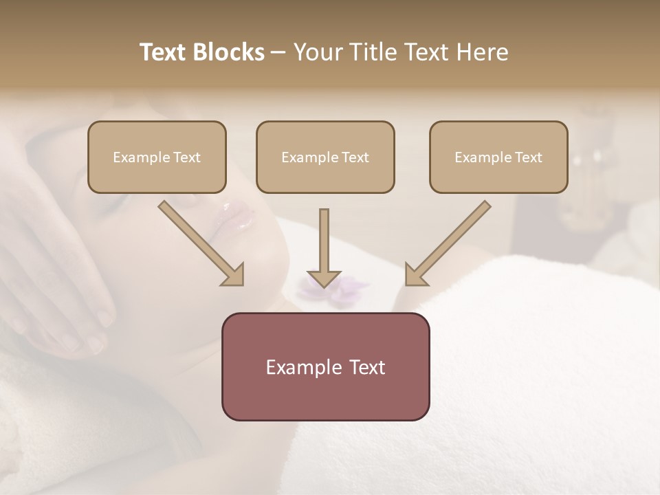 Home One Young Woman Ol Beauty Treatment PowerPoint Template