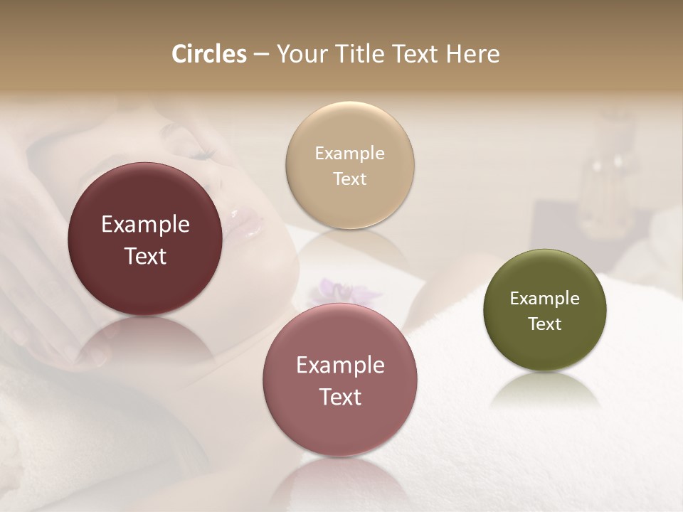 Home One Young Woman Ol Beauty Treatment PowerPoint Template