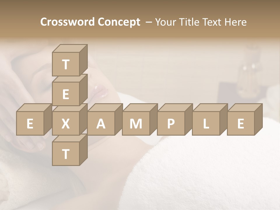 Home One Young Woman Ol Beauty Treatment PowerPoint Template