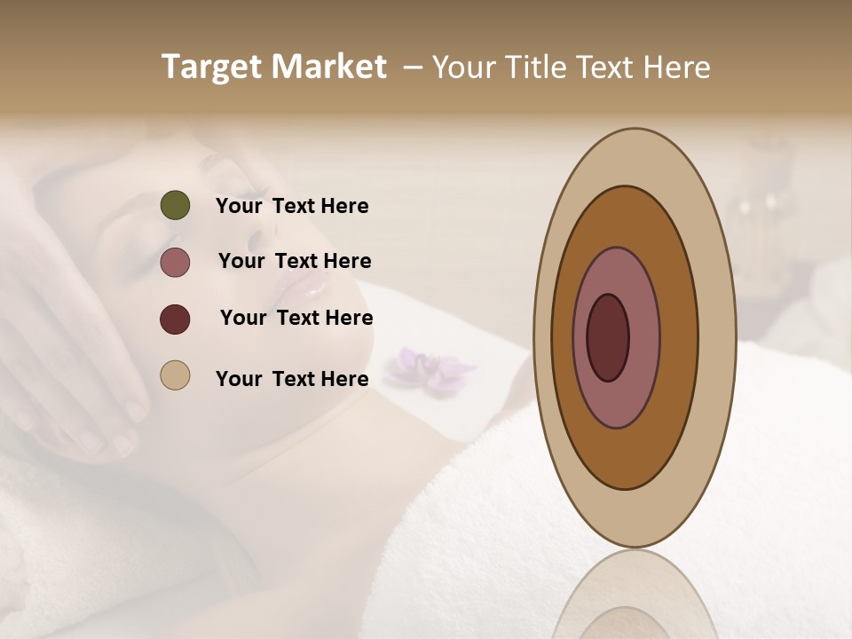 Home One Young Woman Ol Beauty Treatment PowerPoint Template