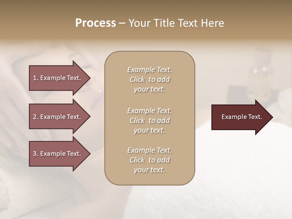 Home One Young Woman Ol Beauty Treatment PowerPoint Template