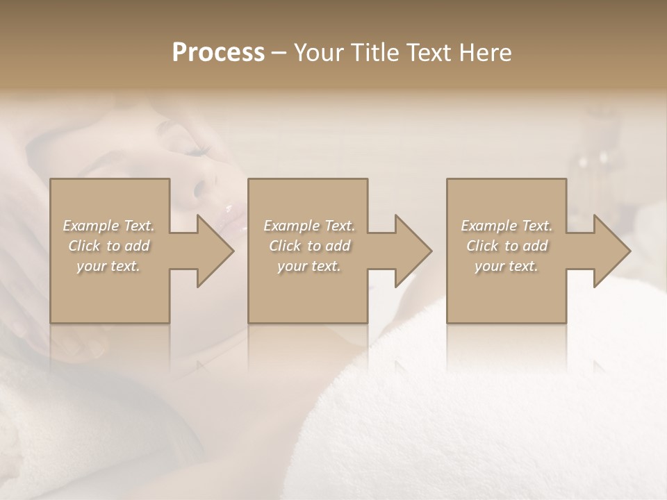 Home One Young Woman Ol Beauty Treatment PowerPoint Template