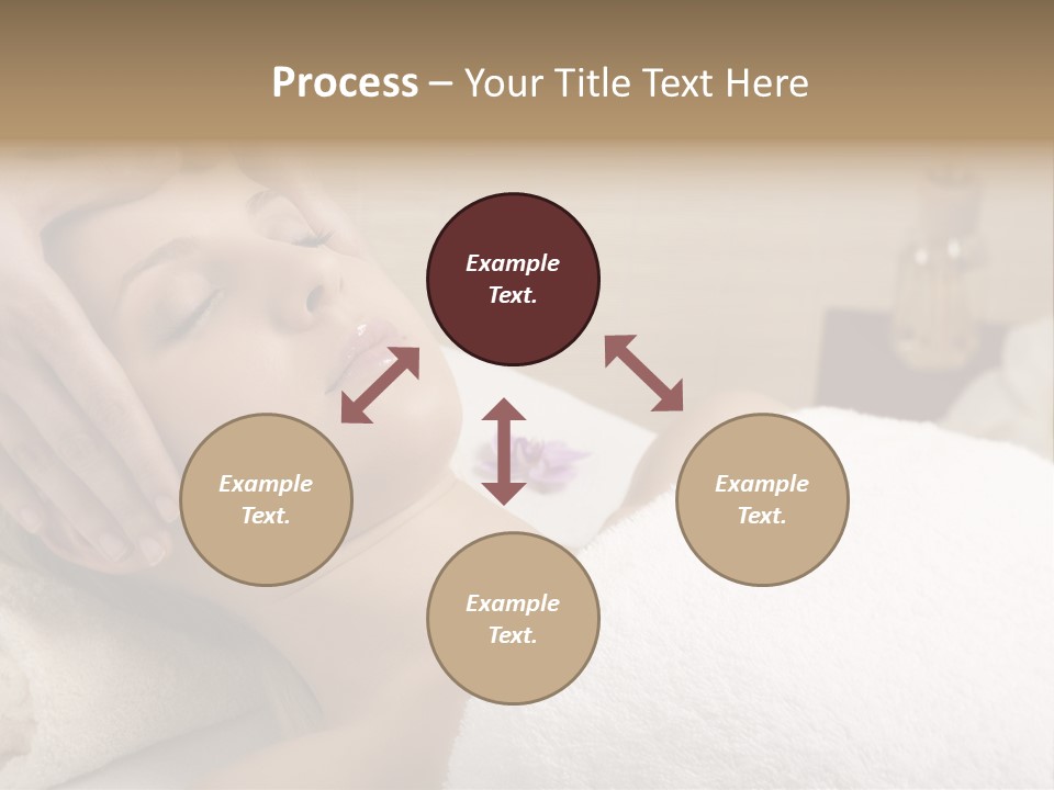 Home One Young Woman Ol Beauty Treatment PowerPoint Template