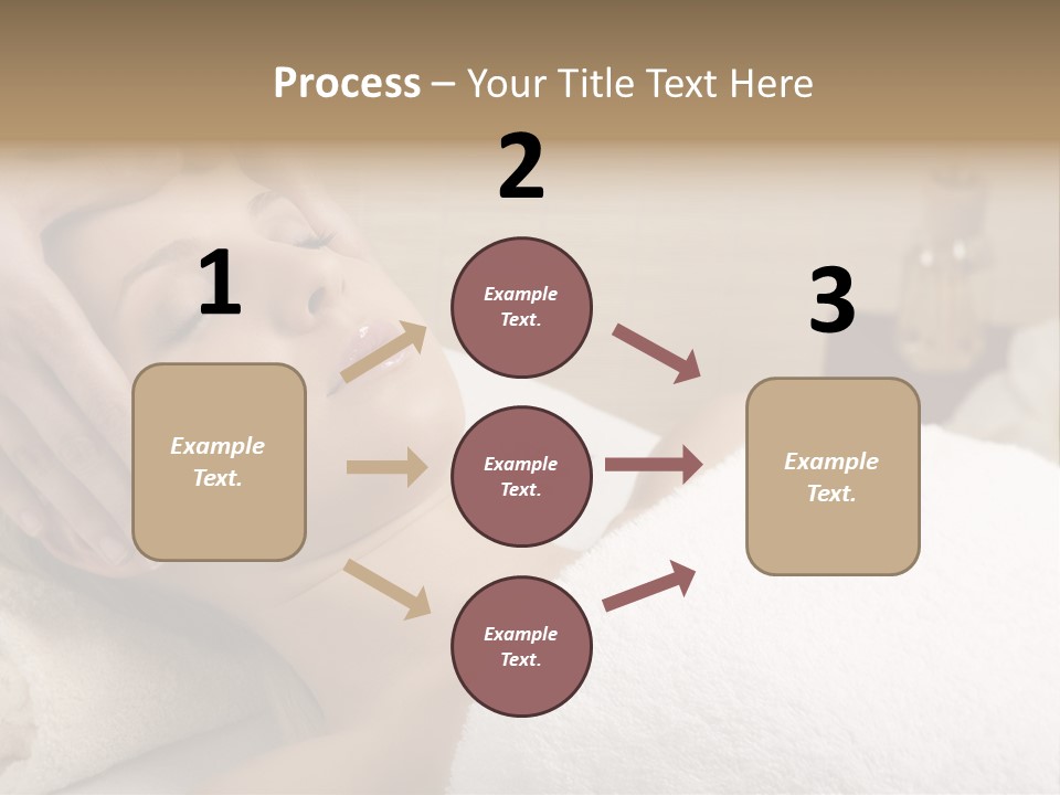 Home One Young Woman Ol Beauty Treatment PowerPoint Template