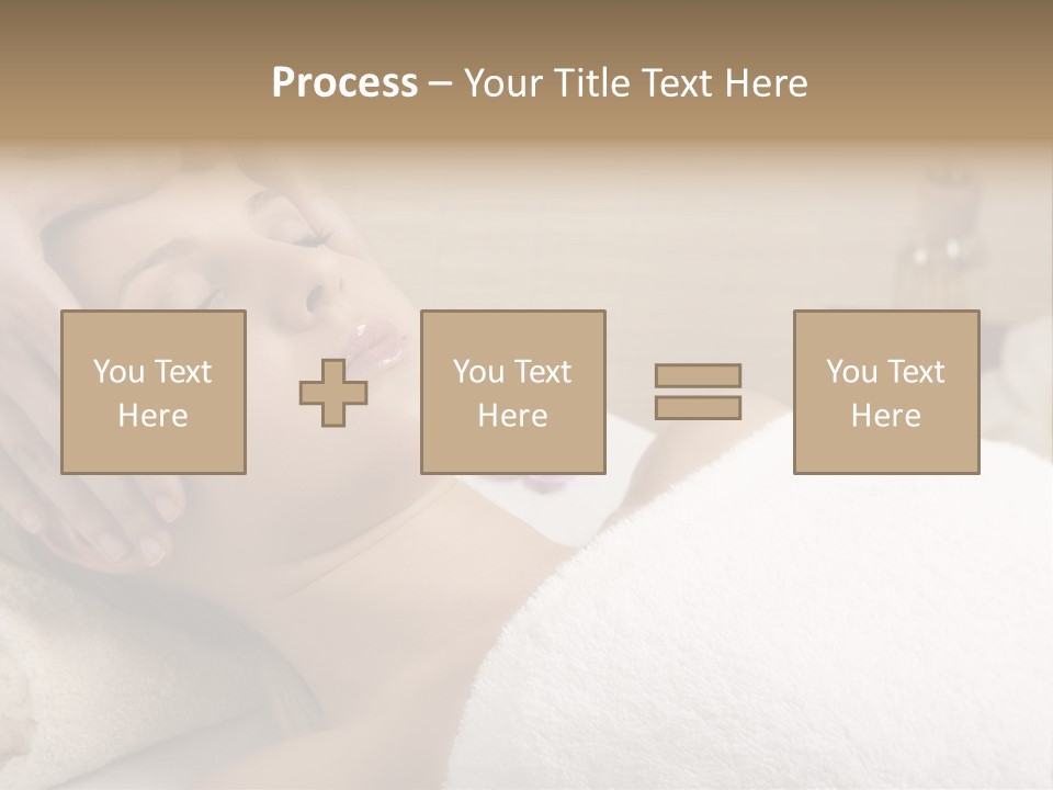 Home One Young Woman Ol Beauty Treatment PowerPoint Template