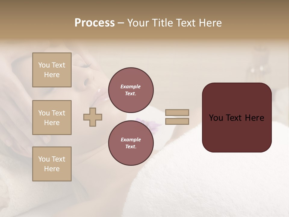 Home One Young Woman Ol Beauty Treatment PowerPoint Template