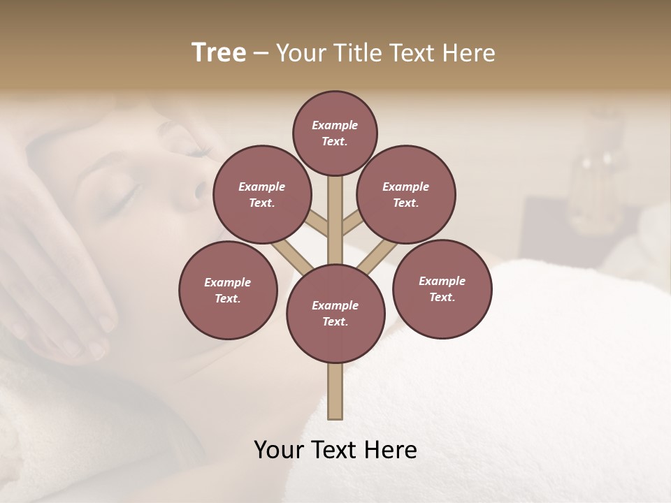 Home One Young Woman Ol Beauty Treatment PowerPoint Template