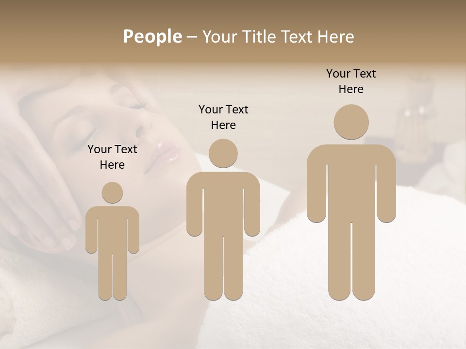 Home One Young Woman Ol Beauty Treatment PowerPoint Template