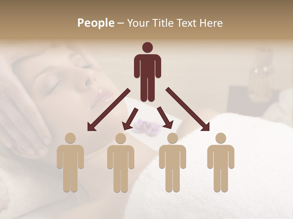 Home One Young Woman Ol Beauty Treatment PowerPoint Template