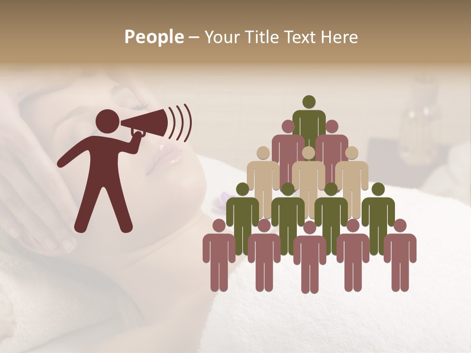 Home One Young Woman Ol Beauty Treatment PowerPoint Template