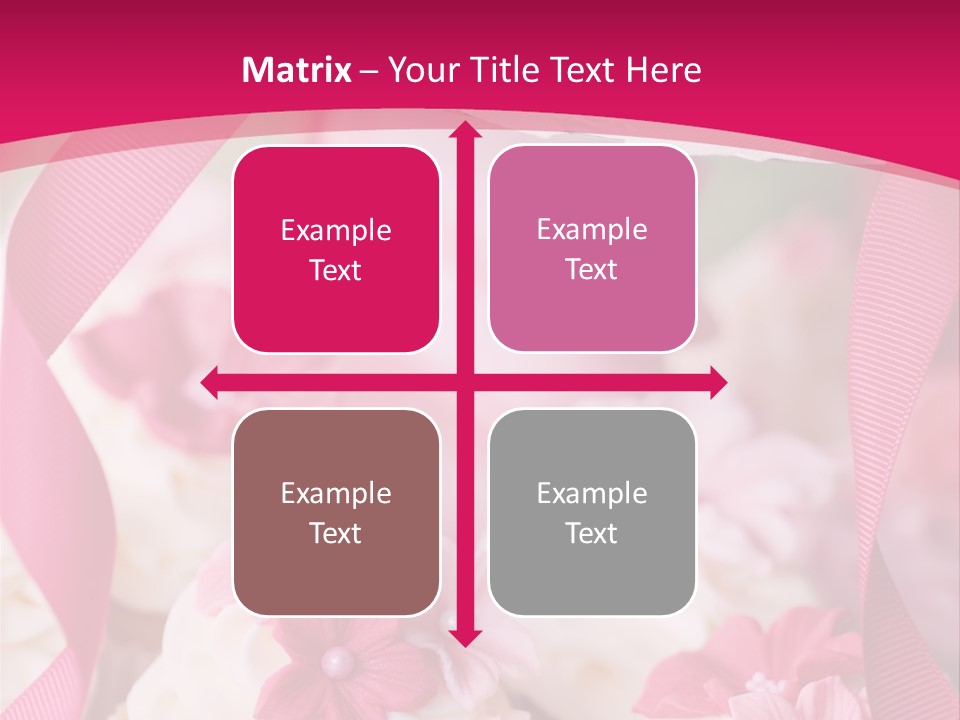 Sugar Paste Garden Flowers PowerPoint Template