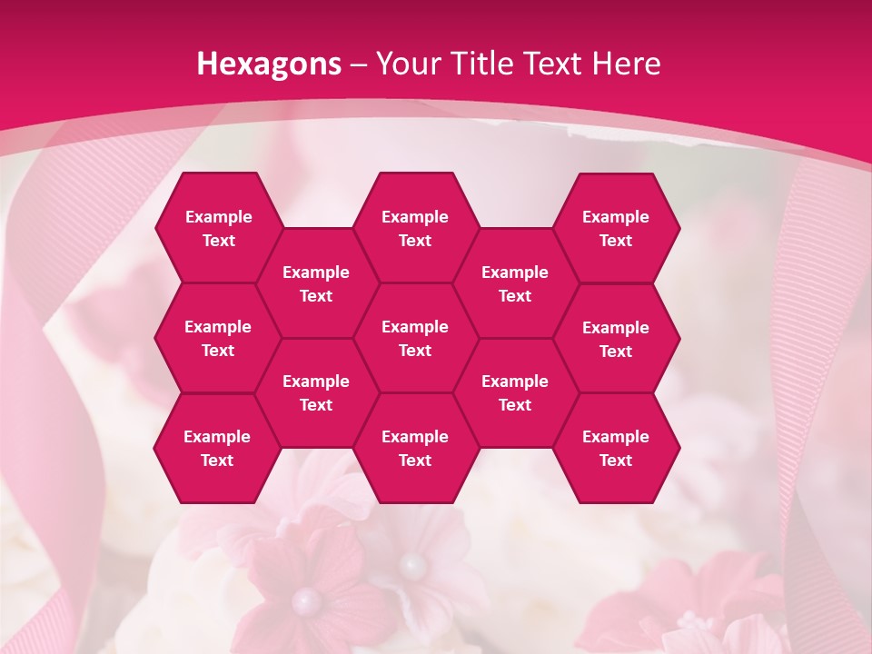 Sugar Paste Garden Flowers PowerPoint Template