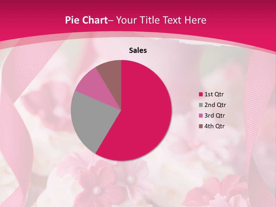 Sugar Paste Garden Flowers PowerPoint Template