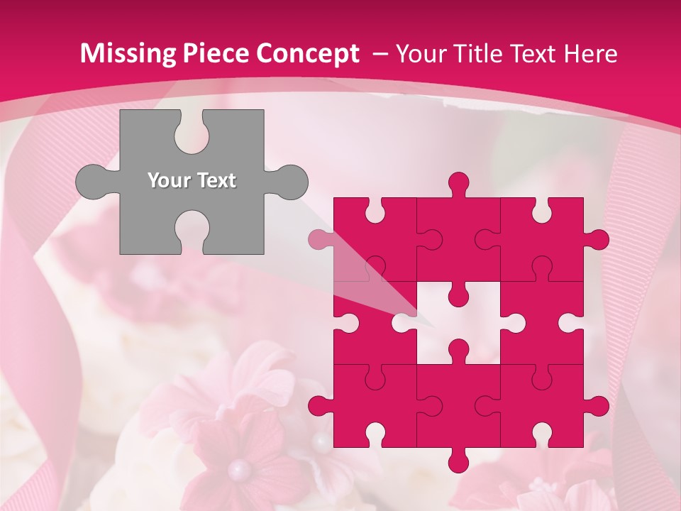 Sugar Paste Garden Flowers PowerPoint Template