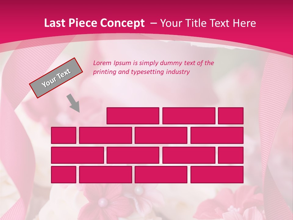 Sugar Paste Garden Flowers PowerPoint Template