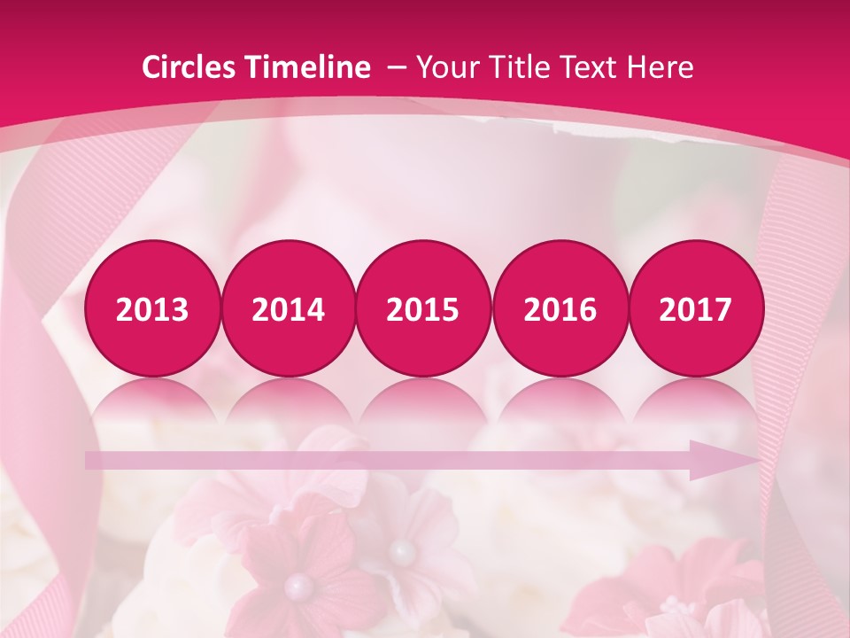 Sugar Paste Garden Flowers PowerPoint Template