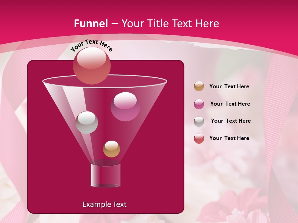 Sugar Paste Garden Flowers PowerPoint Template