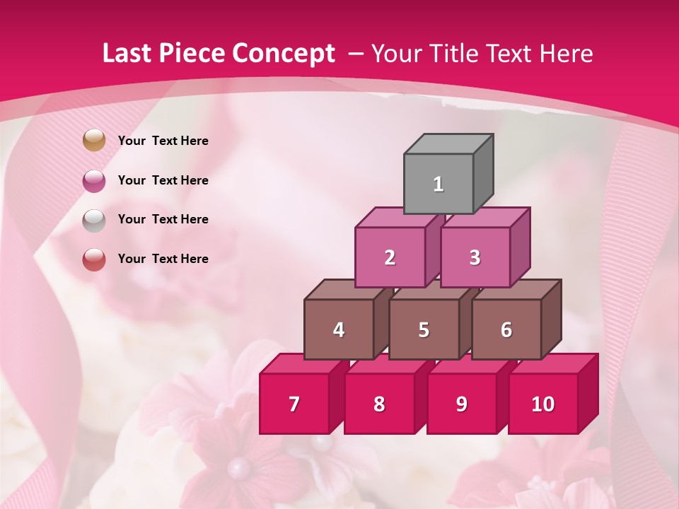 Sugar Paste Garden Flowers PowerPoint Template