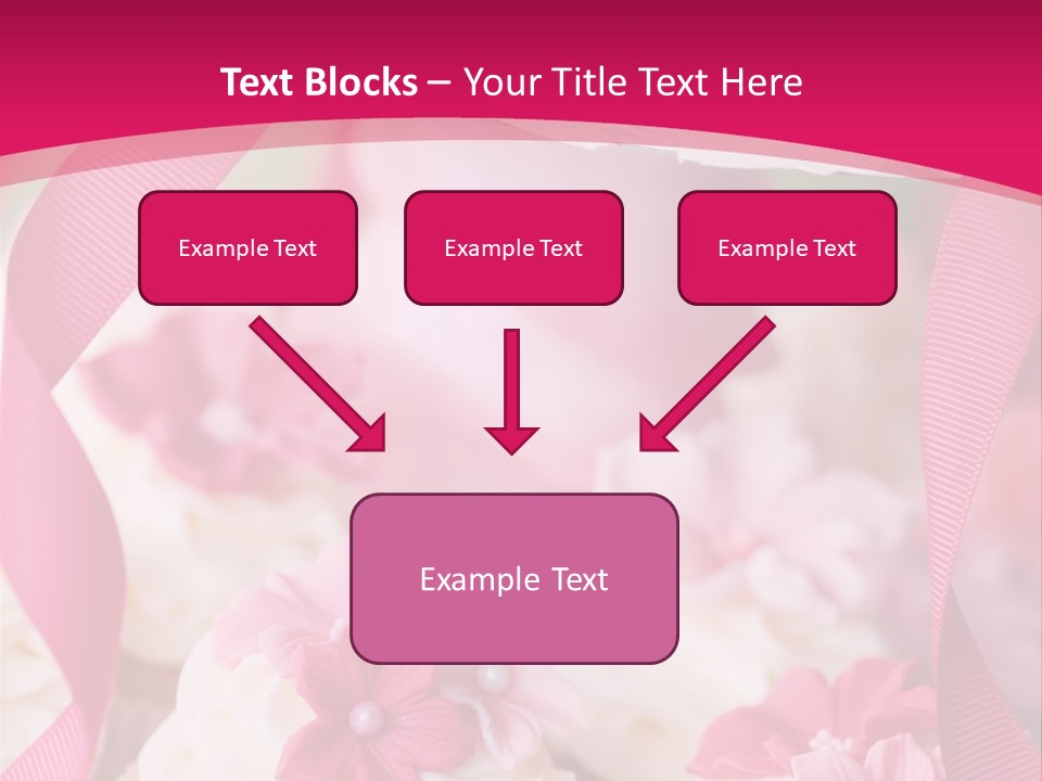 Sugar Paste Garden Flowers PowerPoint Template