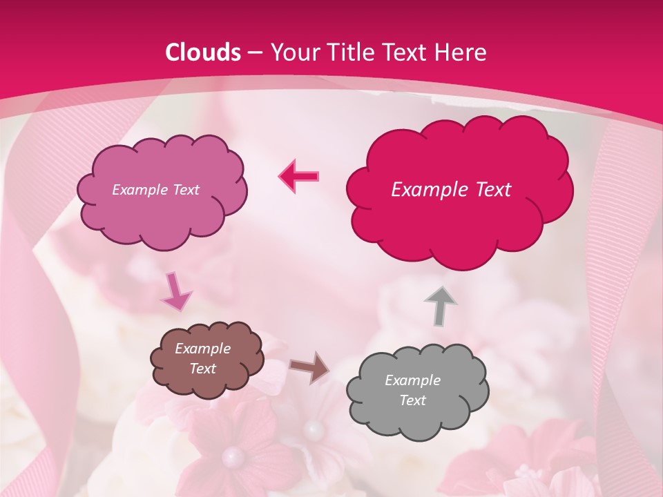 Sugar Paste Garden Flowers PowerPoint Template