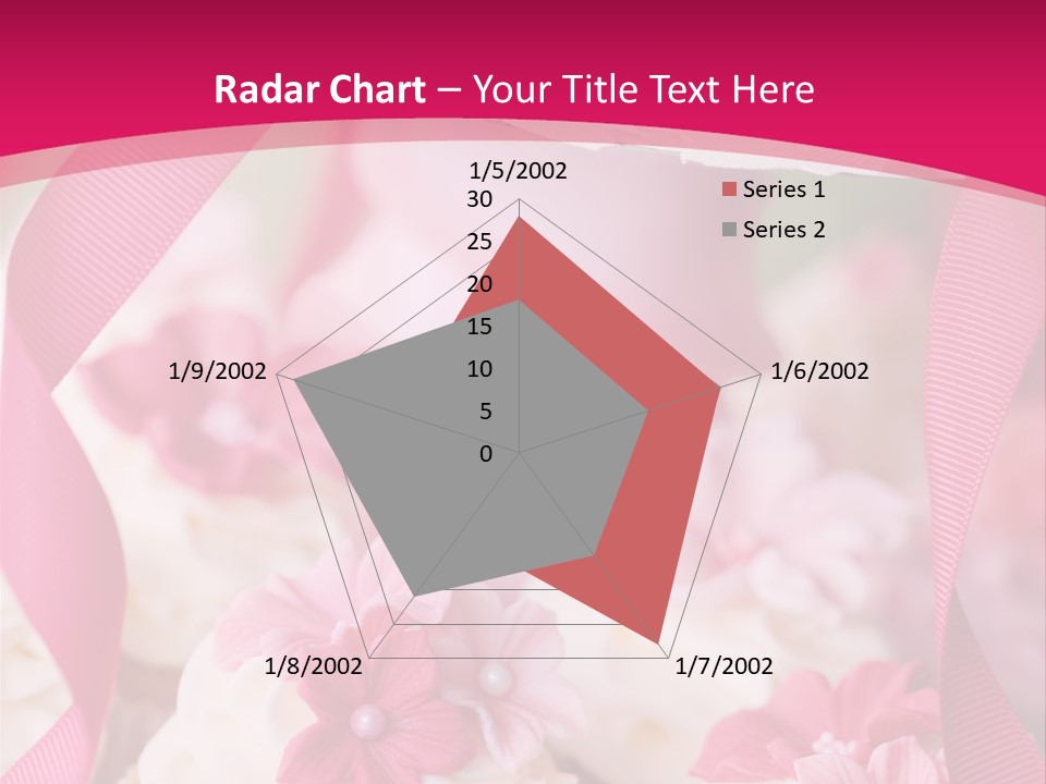 Sugar Paste Garden Flowers PowerPoint Template