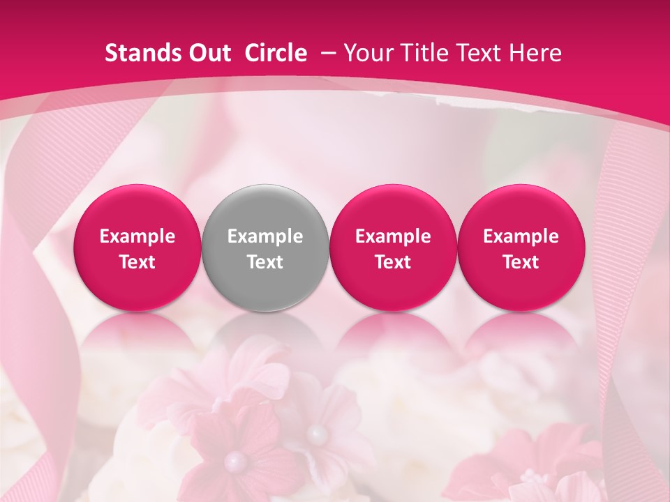 Sugar Paste Garden Flowers PowerPoint Template