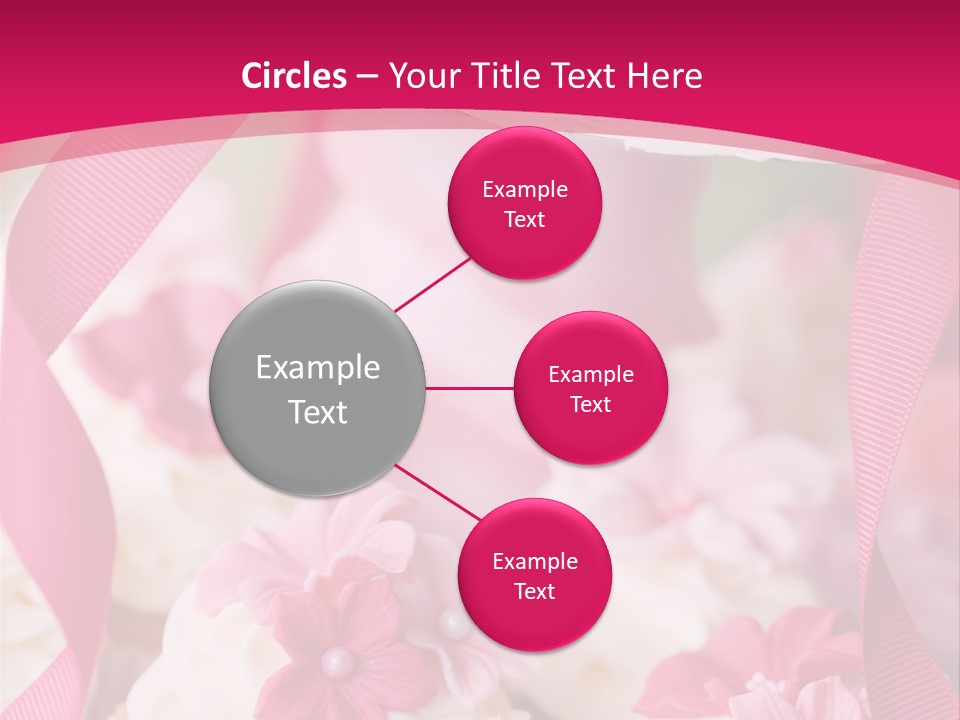 Sugar Paste Garden Flowers PowerPoint Template