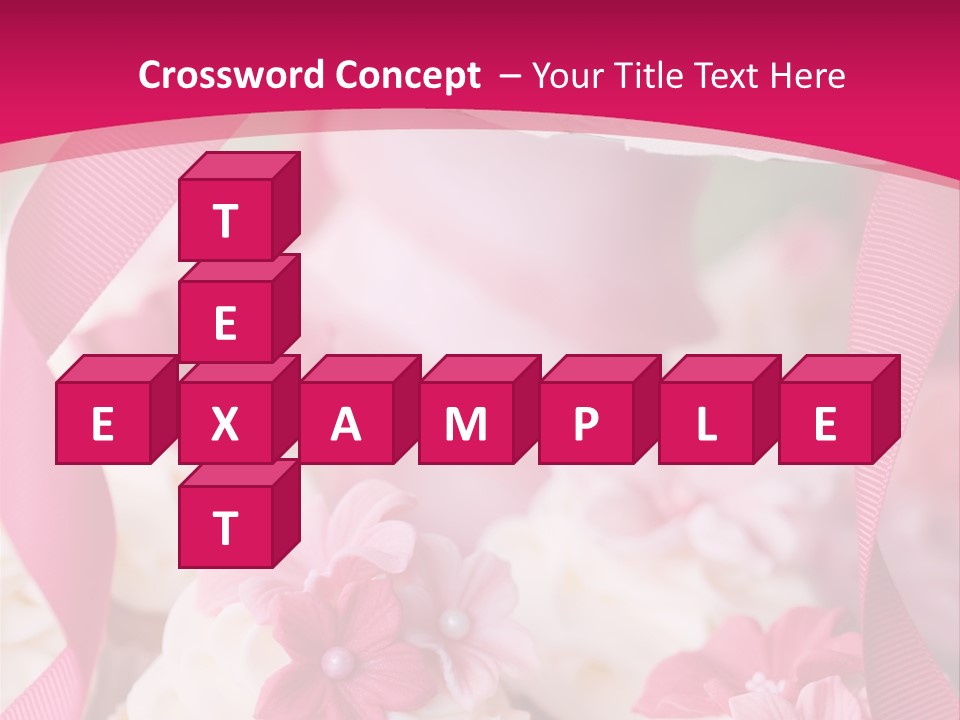 Sugar Paste Garden Flowers PowerPoint Template