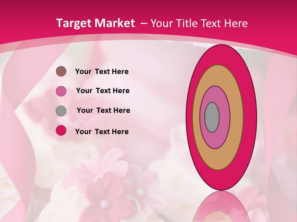 Sugar Paste Garden Flowers PowerPoint Template