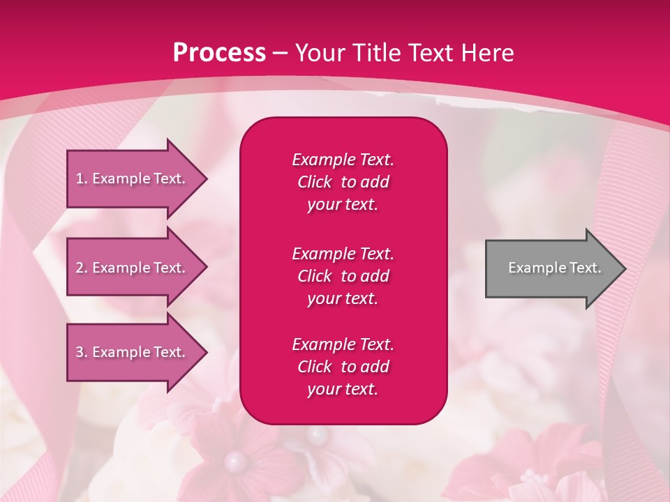 Sugar Paste Garden Flowers PowerPoint Template