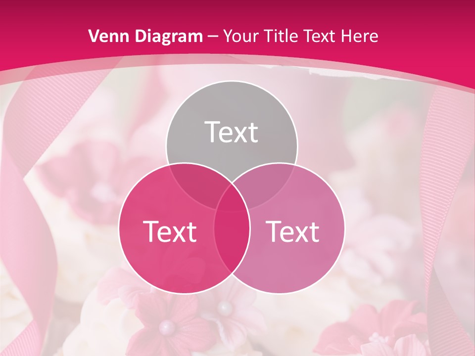 Sugar Paste Garden Flowers PowerPoint Template