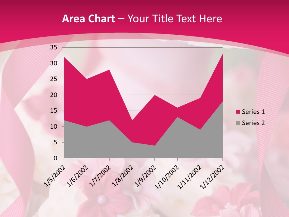 Sugar Paste Garden Flowers PowerPoint Template