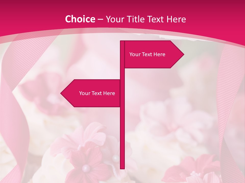 Sugar Paste Garden Flowers PowerPoint Template