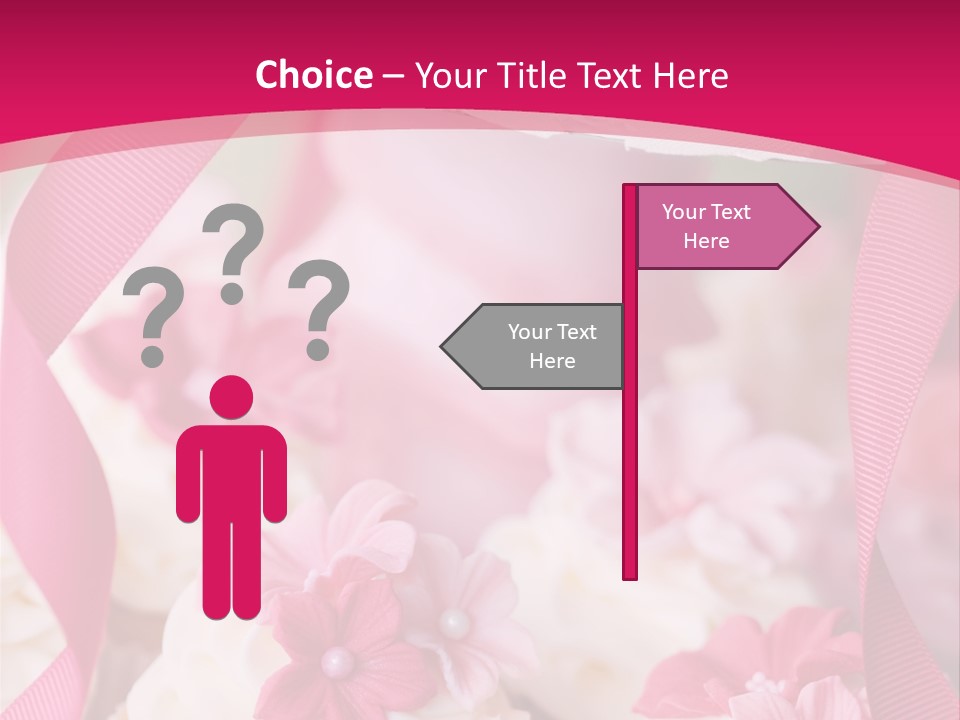 Sugar Paste Garden Flowers PowerPoint Template