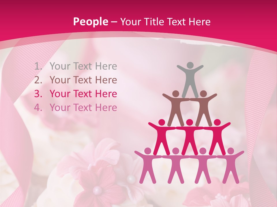 Sugar Paste Garden Flowers PowerPoint Template