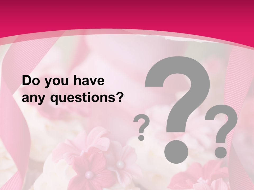 Sugar Paste Garden Flowers PowerPoint Template