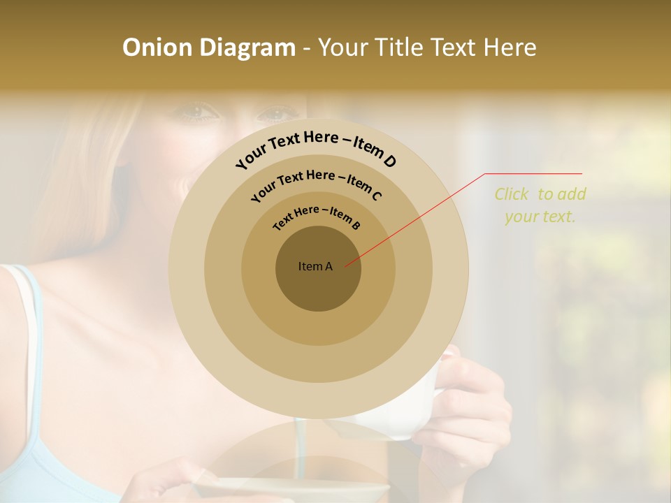 Drink Female Domestic PowerPoint Template