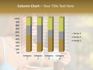 Drink Female Domestic PowerPoint Template