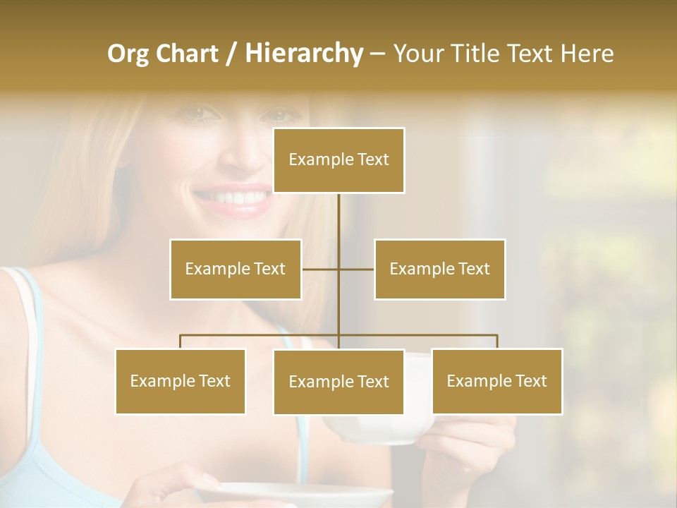 Drink Female Domestic PowerPoint Template