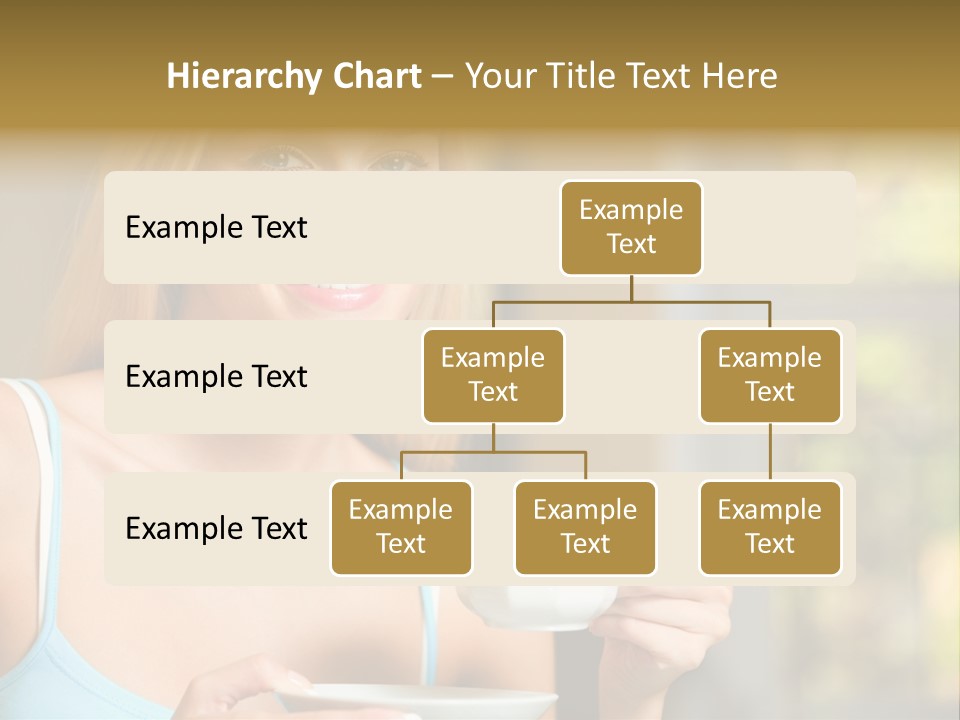 Drink Female Domestic PowerPoint Template