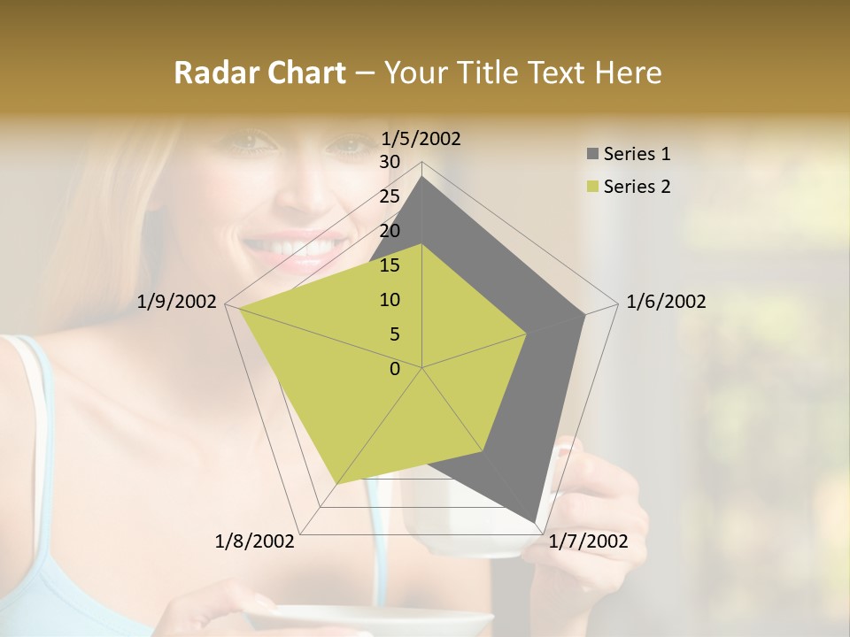 Drink Female Domestic PowerPoint Template