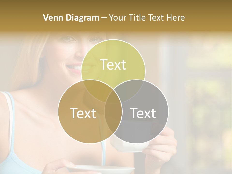 Drink Female Domestic PowerPoint Template