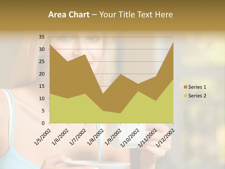 Drink Female Domestic PowerPoint Template